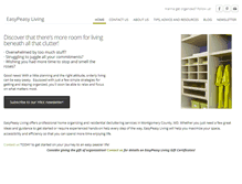 Tablet Screenshot of easypeasyliving.com